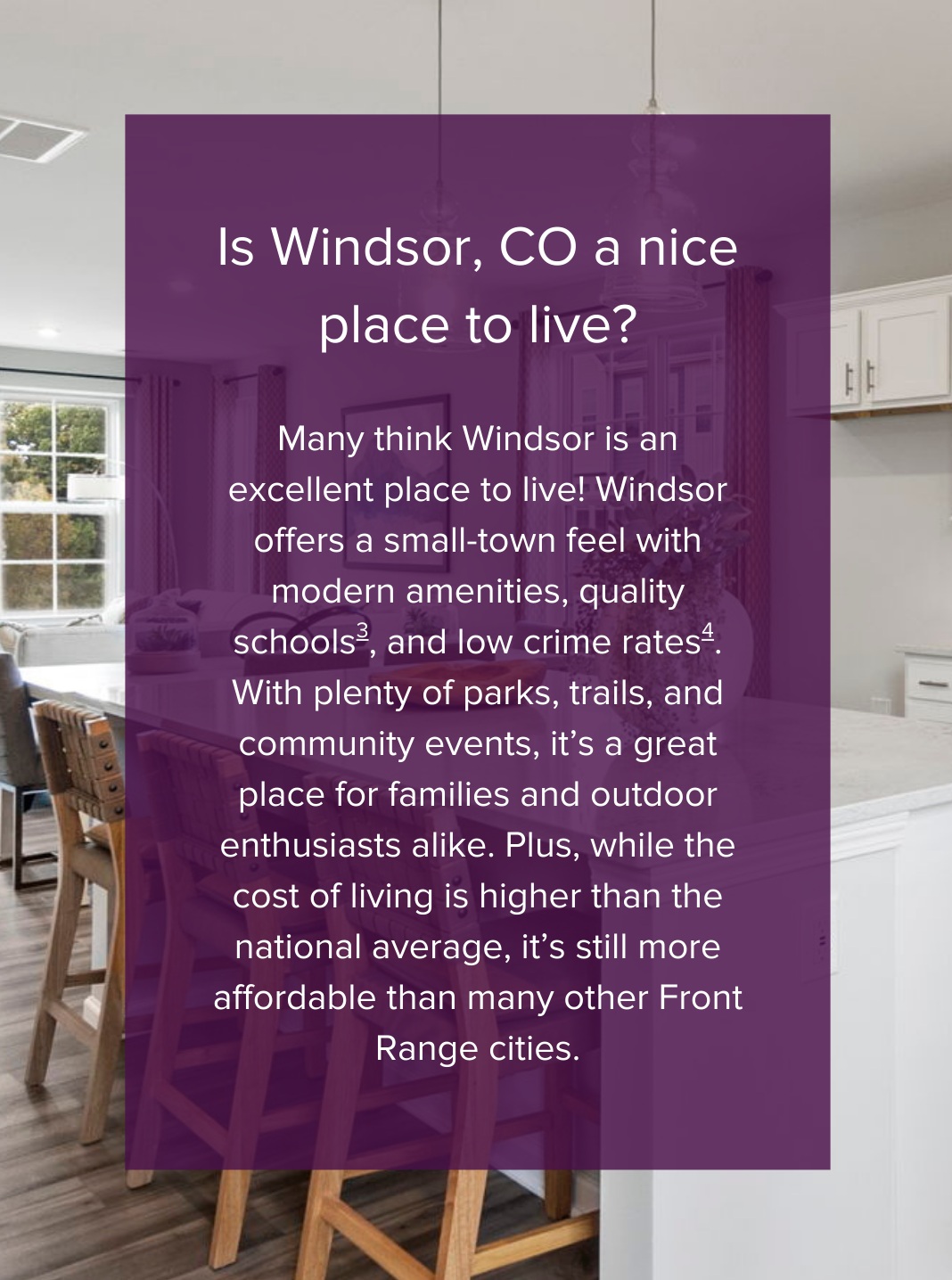 Is Windsor, CO a nice place to live?