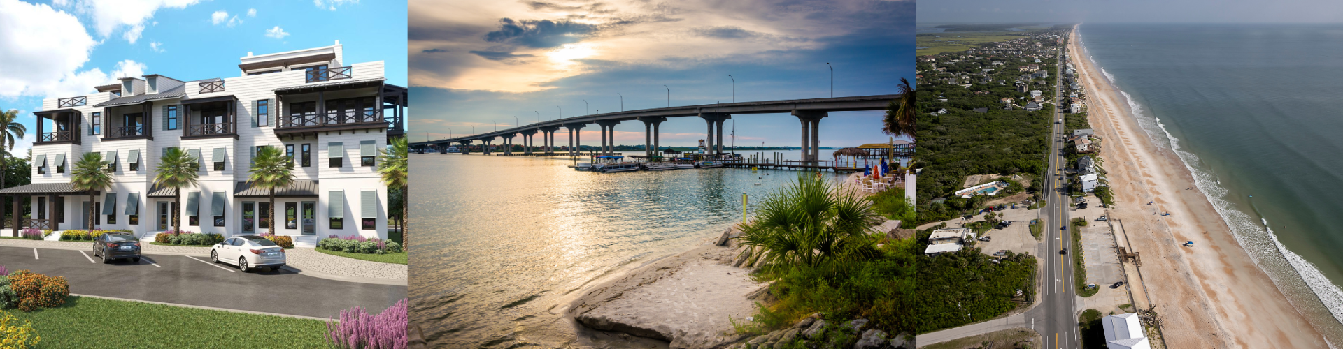 A bridge over a body of water.