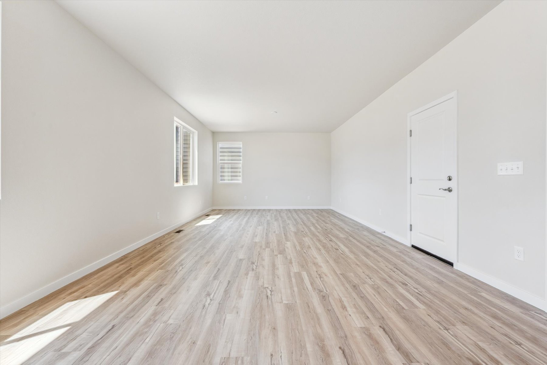 A room with white walls.