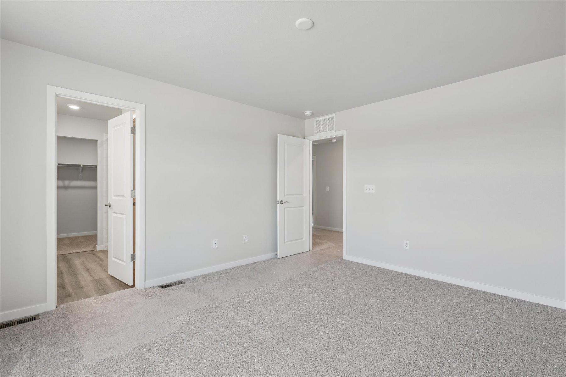 A room with white walls.
