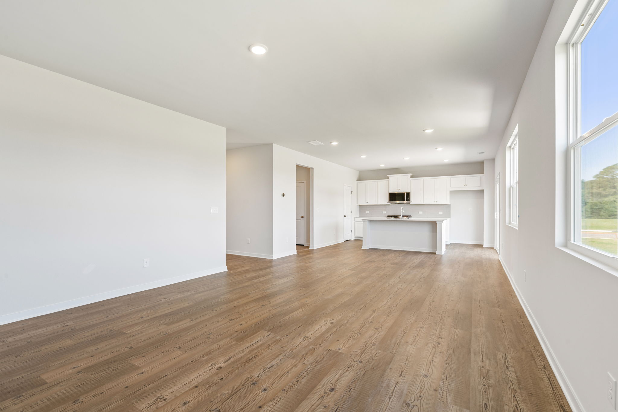 A large empty room.