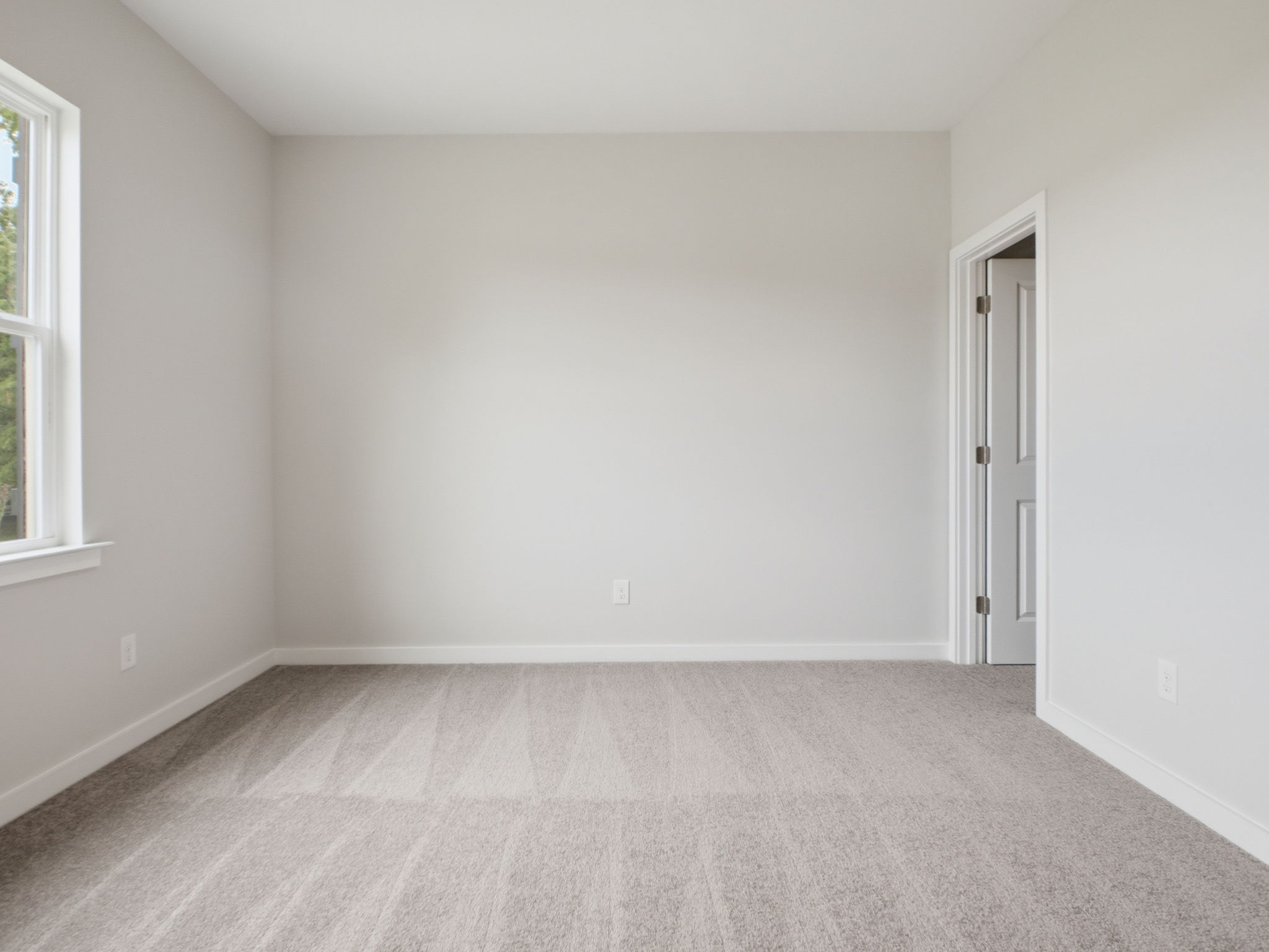 A room with white walls.