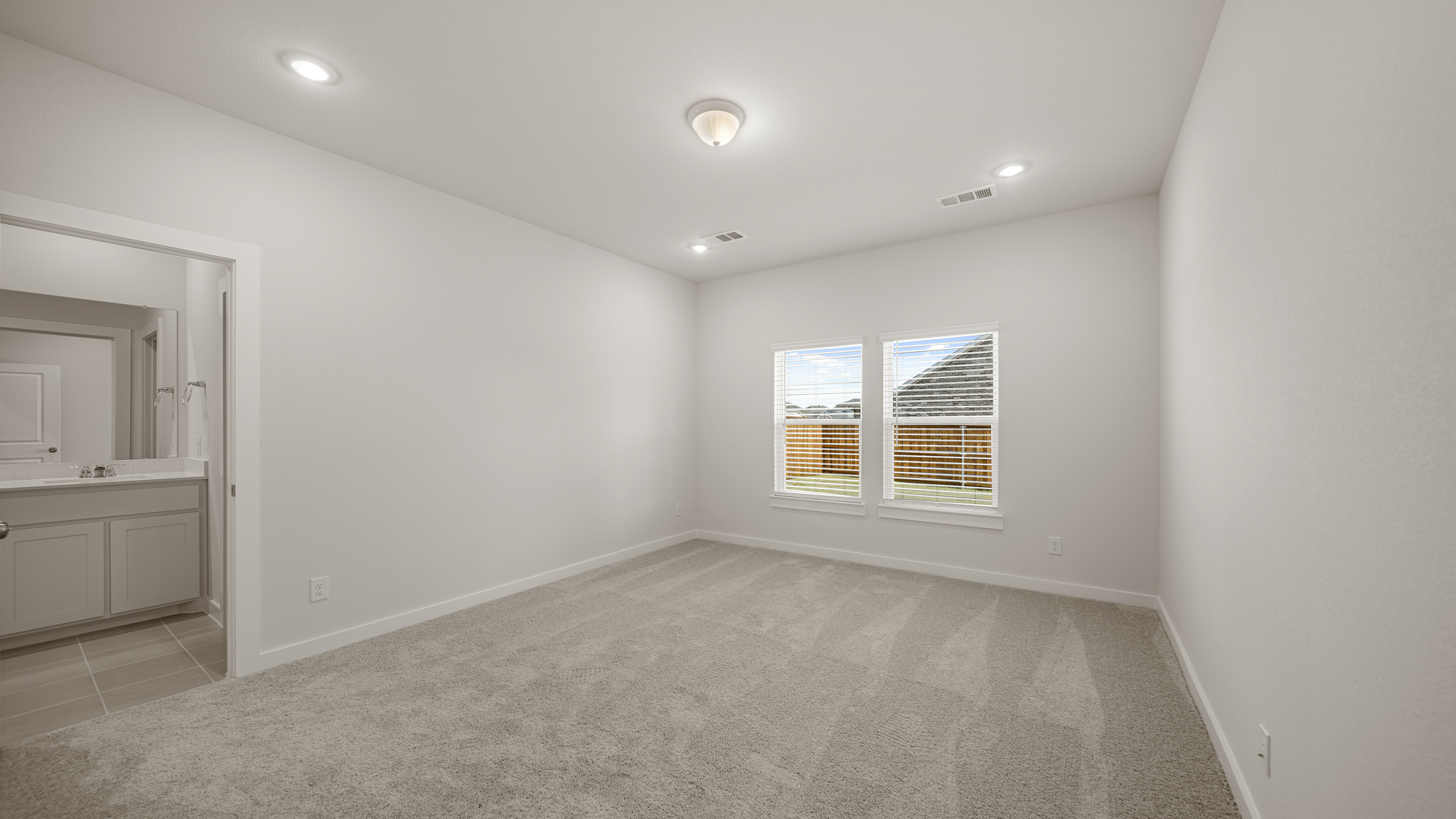 A large empty bathroom.