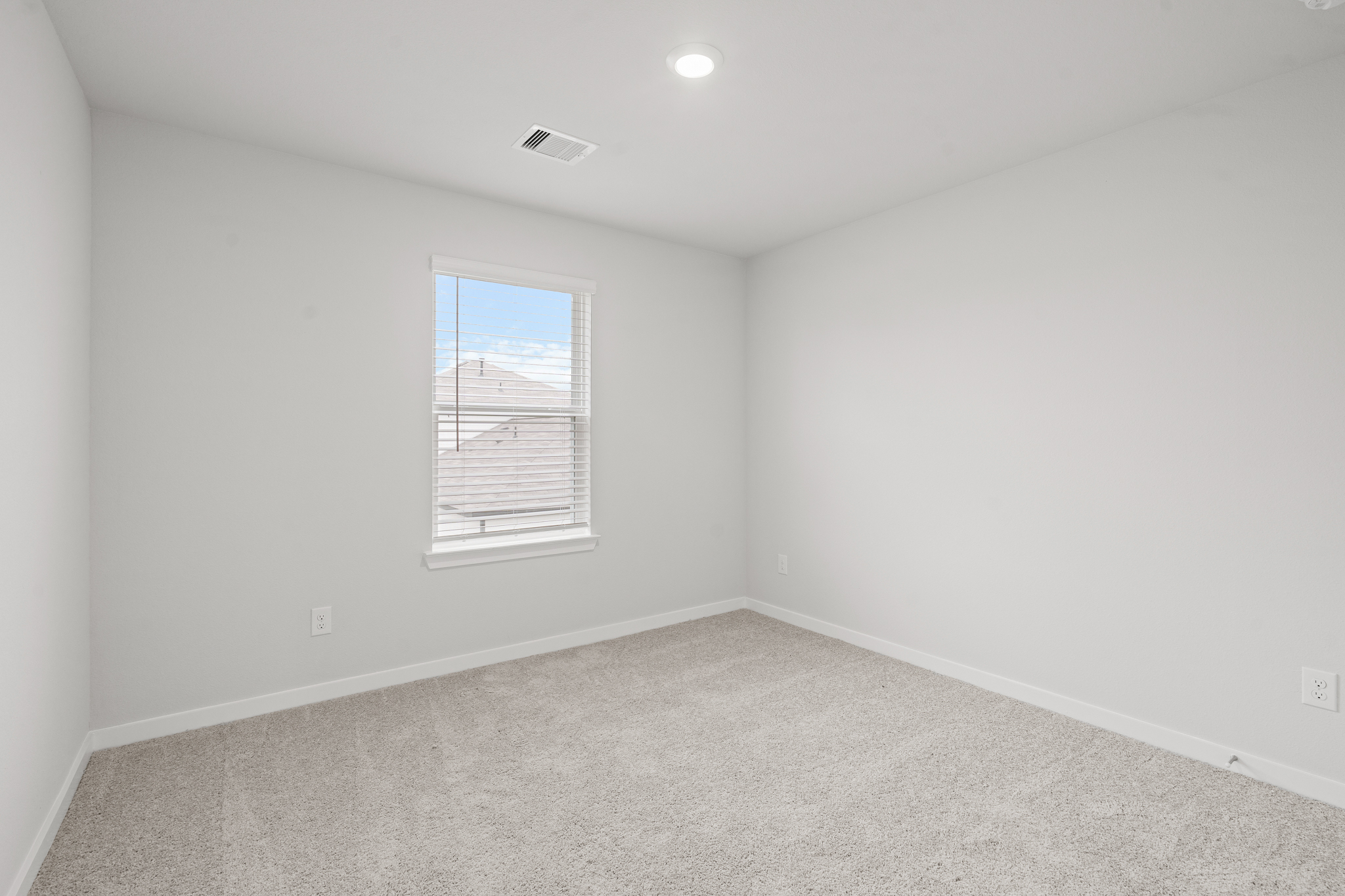 A room with a window.