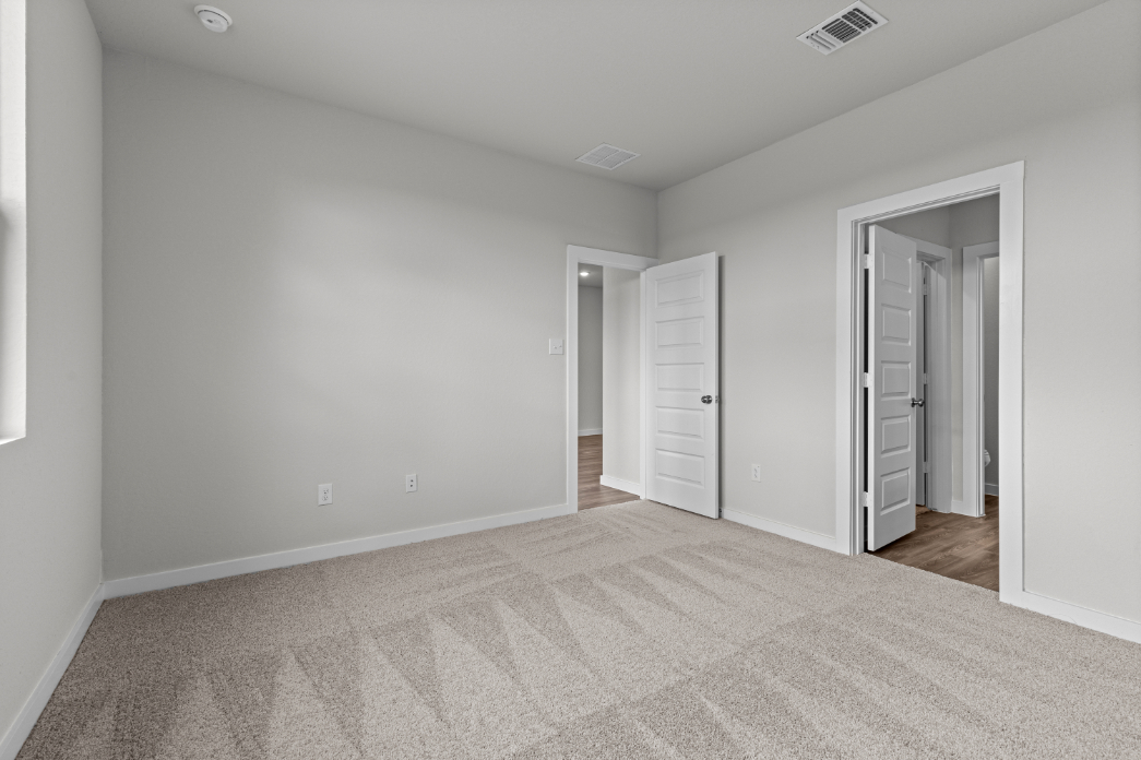 A room with white walls.