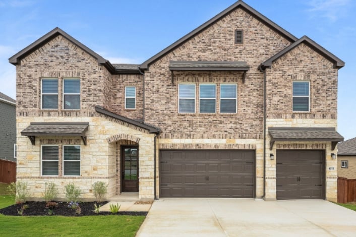 A large brick building.